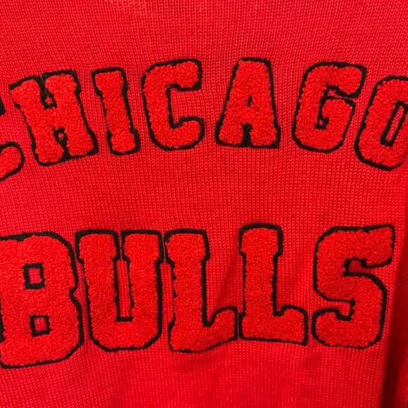 Ultra Game Chicago Bulls V-Neck Sweater NBA Red Size Small - Picture 3 of 8